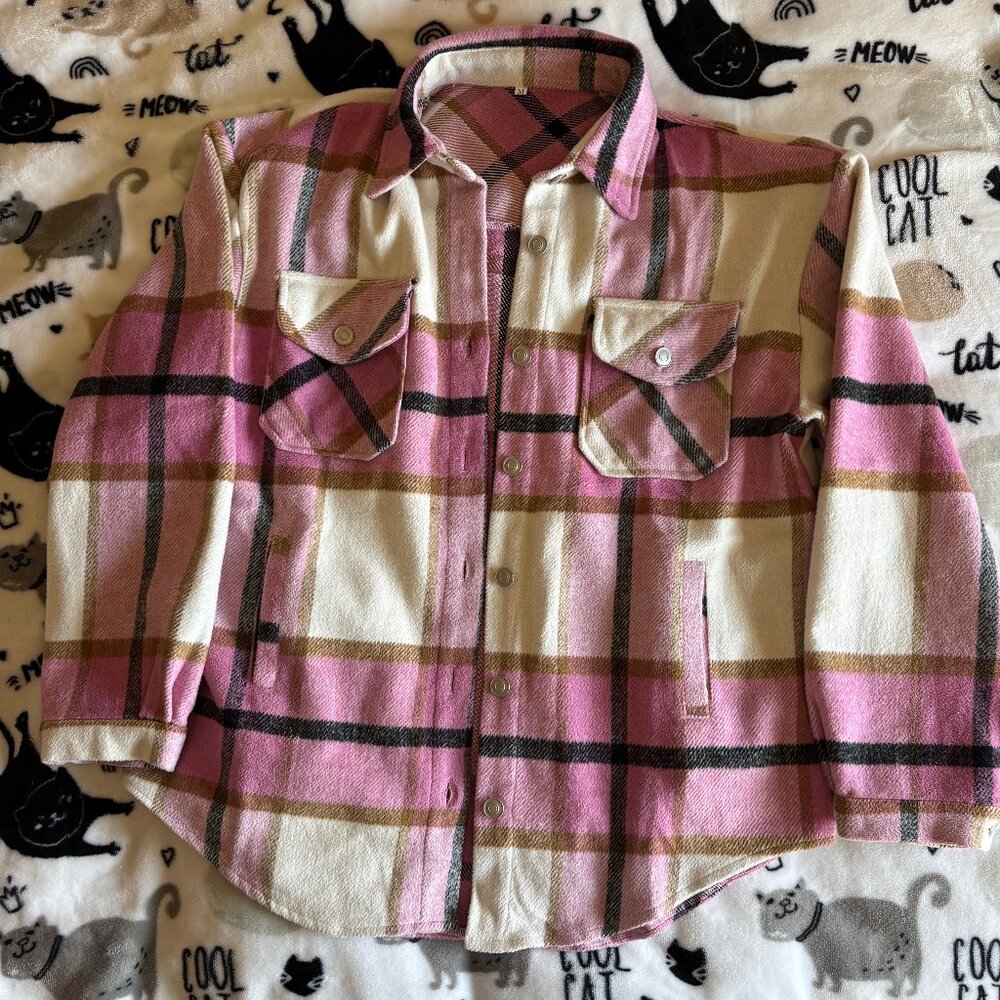 Pink Flannel Jacket